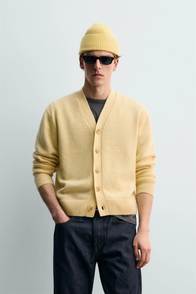 КАРДИГАН ИЗ 100% КАШЕМИРА AARON LEVINE X ZARA