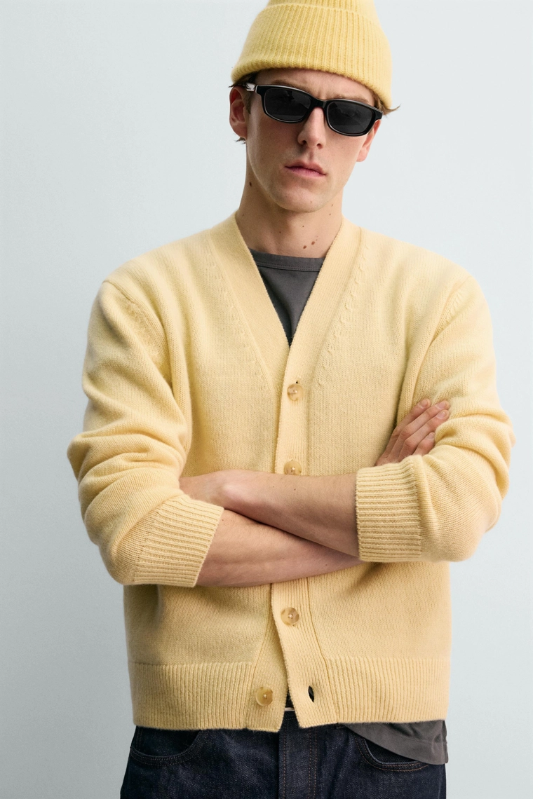 КАРДИГАН ИЗ 100% КАШЕМИРА AARON LEVINE X ZARA