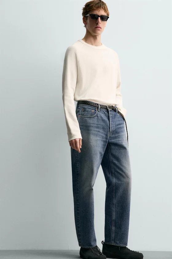 ФУТБОЛКА ИЗ РЕЛЬЕФНОЙ ТКАНИ AARON LEVINE X ZARA