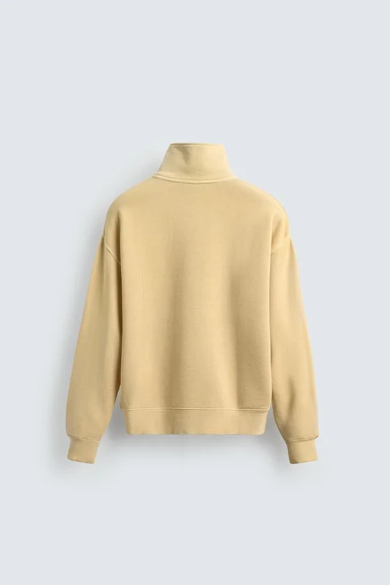 ТОЛСТОВКА С ВОРОТНИКОМ НА МОЛНИИ И ЛЕНТОЙ AARON LEVINE X ZARA