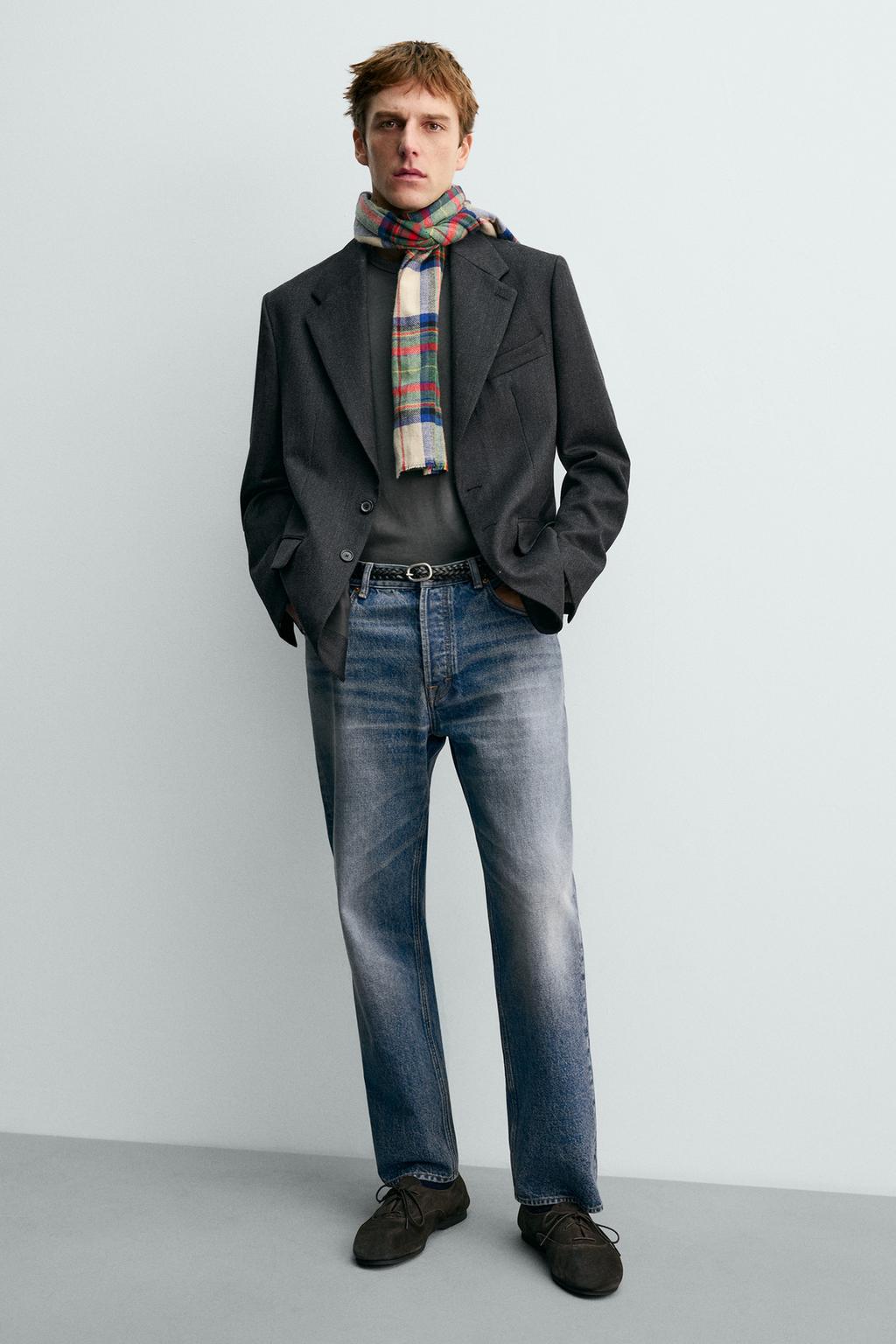 КОЖАНЫЕ ТУФЛИ-ДЕРБИ С ПОДОШВОЙ VIBRAM® AARON LEVINE X ZARA