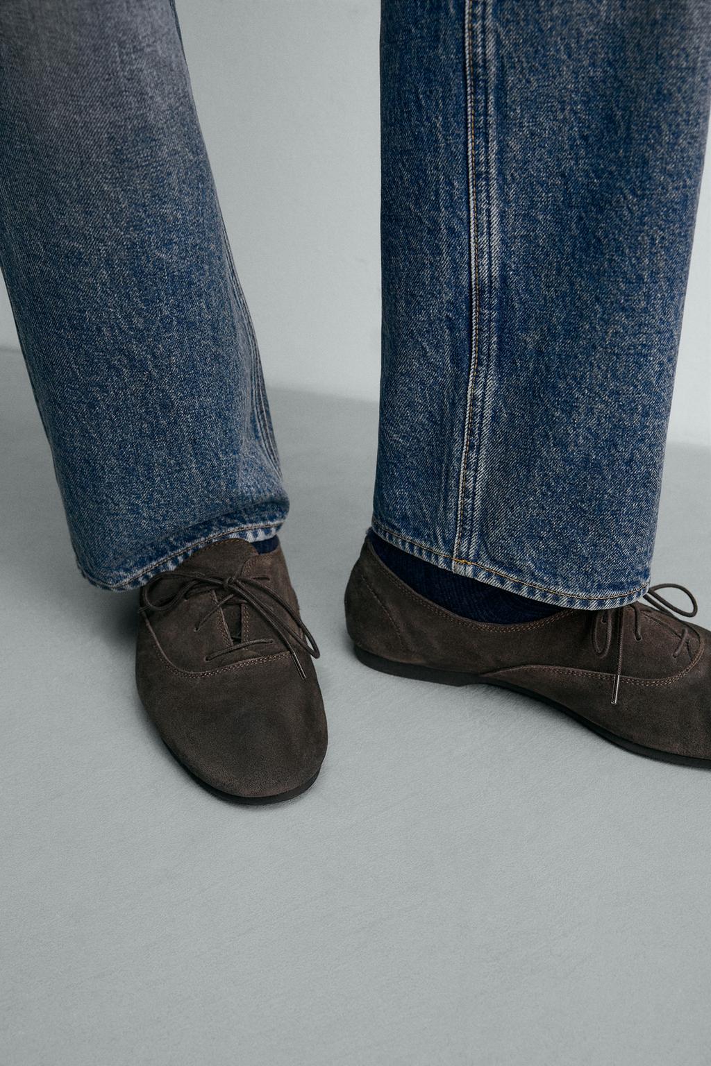 КОЖАНЫЕ ТУФЛИ-ДЕРБИ С ПОДОШВОЙ VIBRAM® AARON LEVINE X ZARA