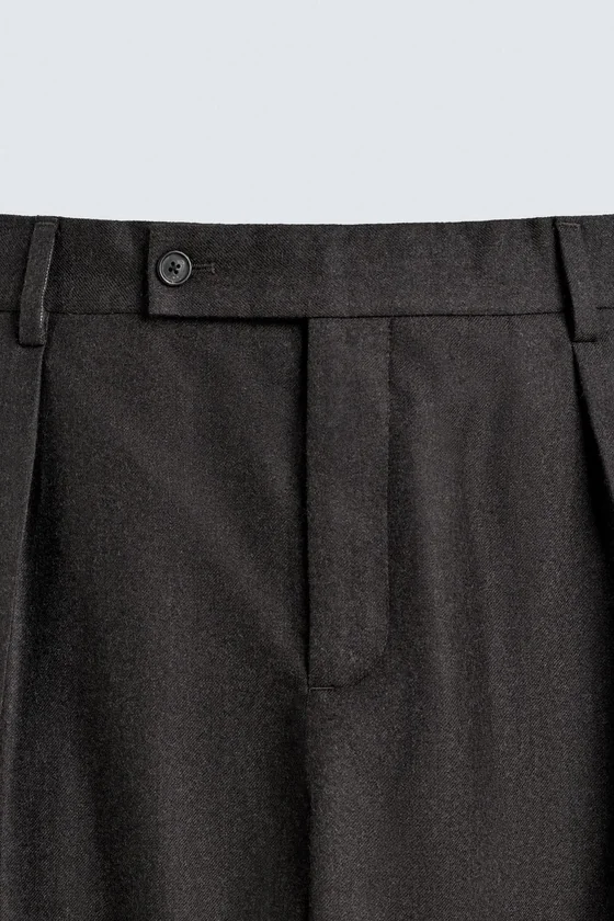 КОСТЮМНЫЕ БРЮКИ ИЗ ШЕРСТИ AARON LEVINE X ZARA
