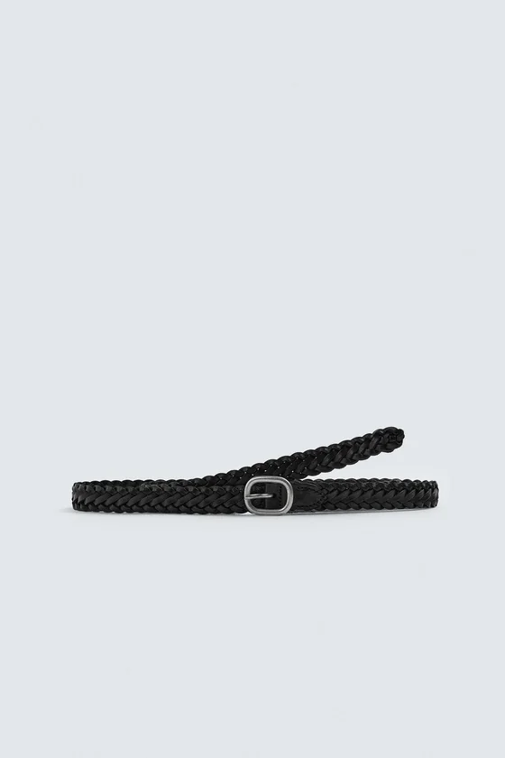 КОЖАНЫЙ ПЛЕТЕНЫЙ РЕМЕНЬ AARON LEVINE X ZARA