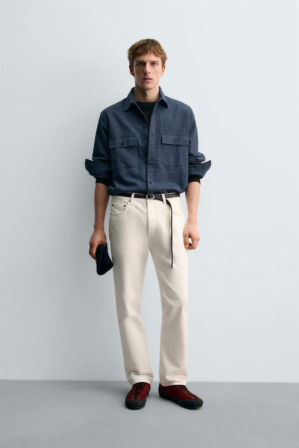 ФЛАНЕЛЕВАЯ РУБАШКА В КЛЕТКУ AARON LEVINE X ZARA