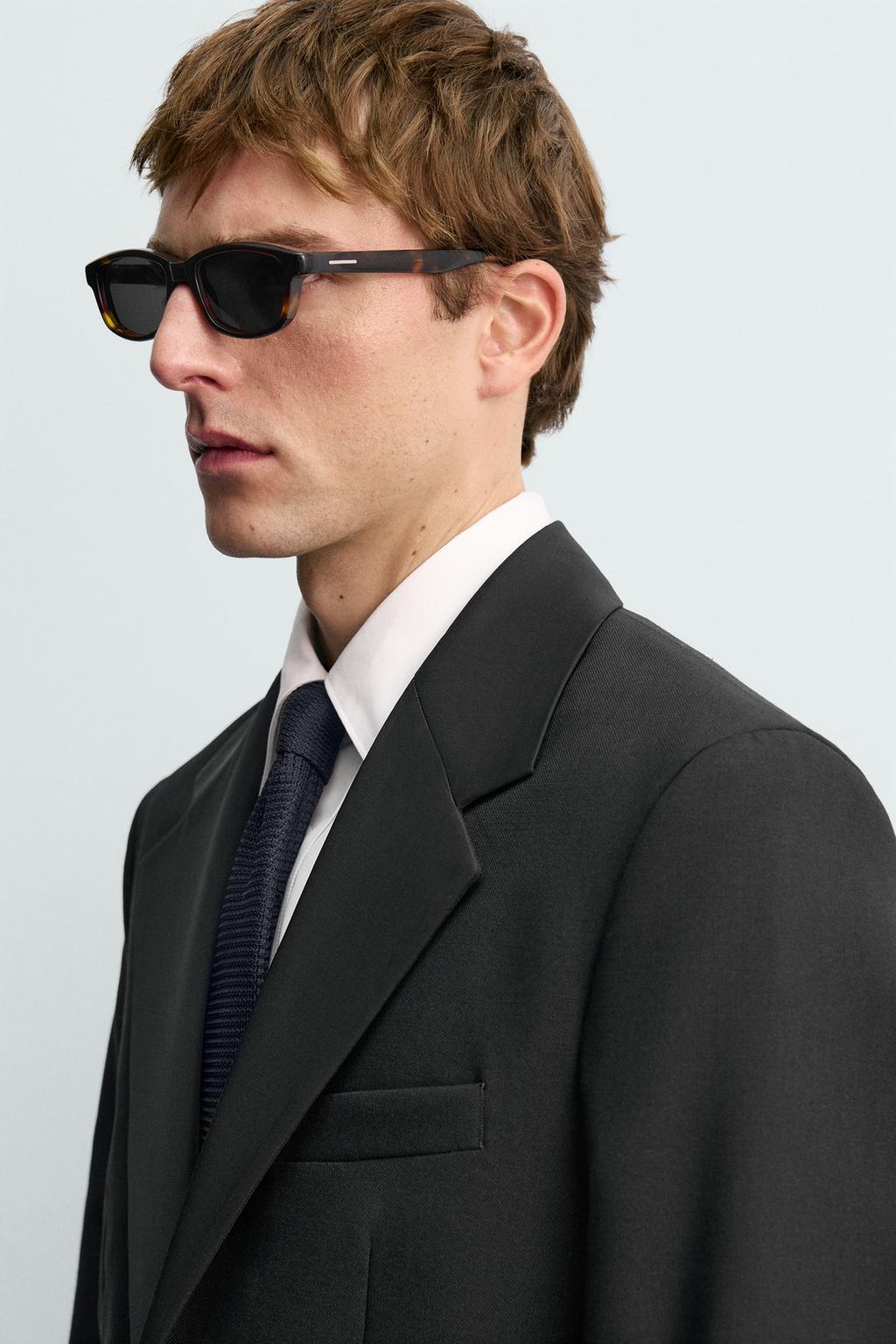 БЛЕЙЗЕР ИЗ ШЕРСТИ В СТИЛЕ СМОКИНГА — AARON LEVINE X ZARA