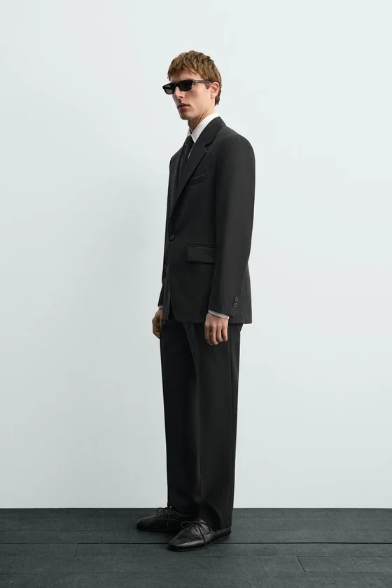 БРЮКИ-СМОКИНГ ИЗ ШЕРСТИ AARON LEVINE X ZARA