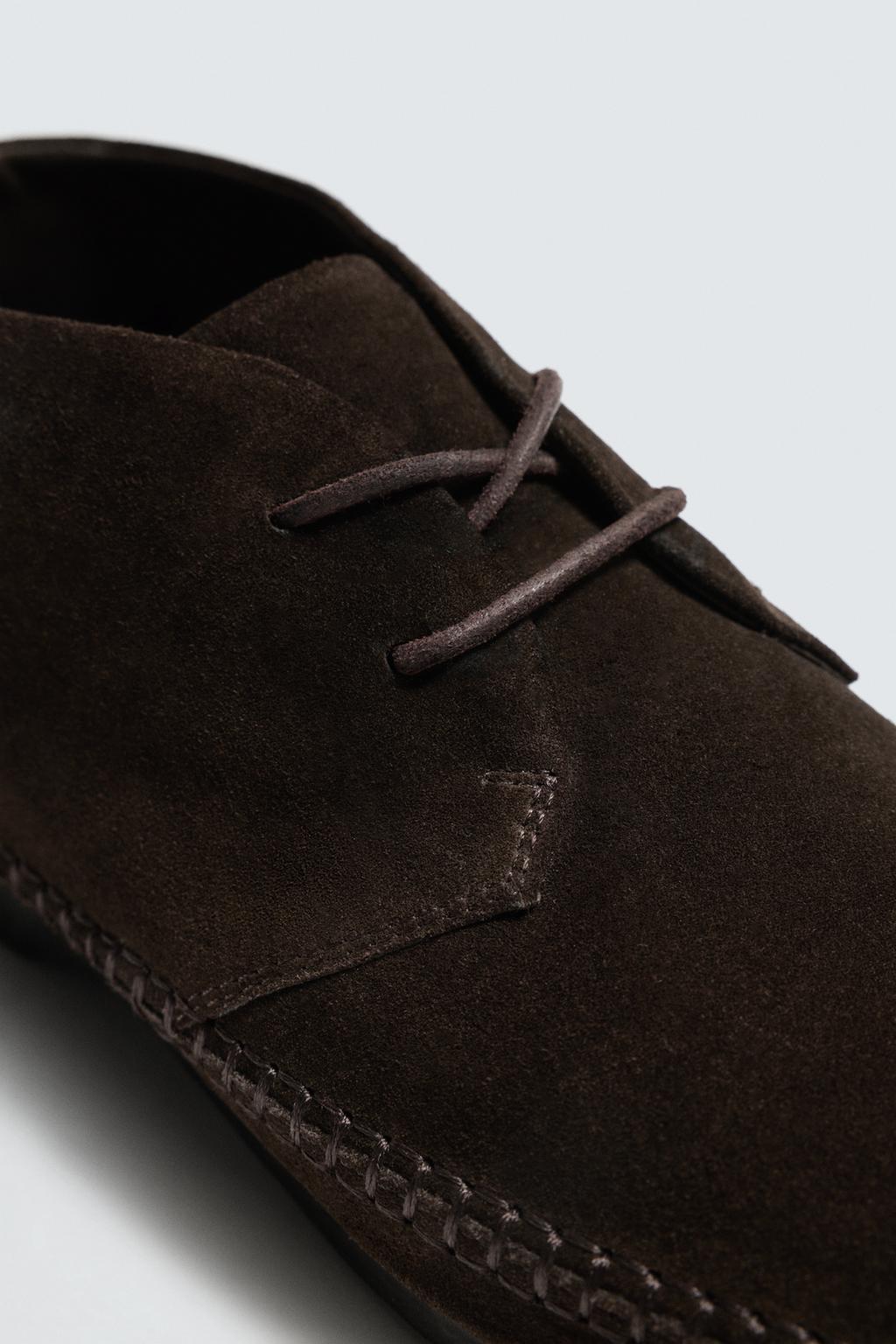 КОЖАНЫЕ ТУФЛИ-ДЕРБИ С ПОДОШВОЙ VIBRAM® AARON LEVINE X ZARA