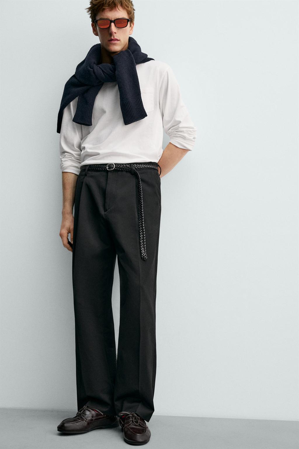 Майка с длинным рукавом и карманом aaron levine x zara