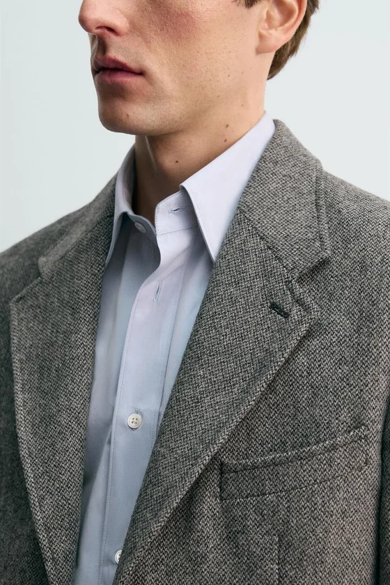 БЛЕЙЗЕР ИЗ 100% ШЕРСТИ AARON LEVINE X ZARA