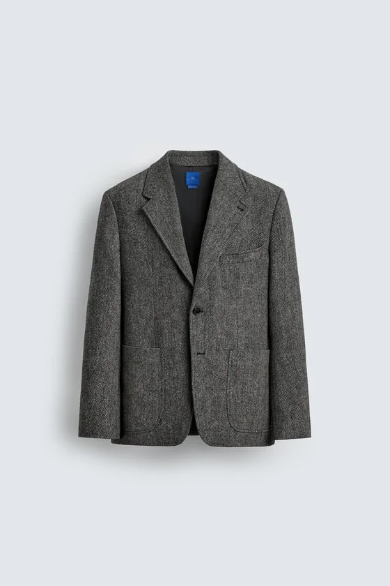 БЛЕЙЗЕР ИЗ 100% ШЕРСТИ AARON LEVINE X ZARA