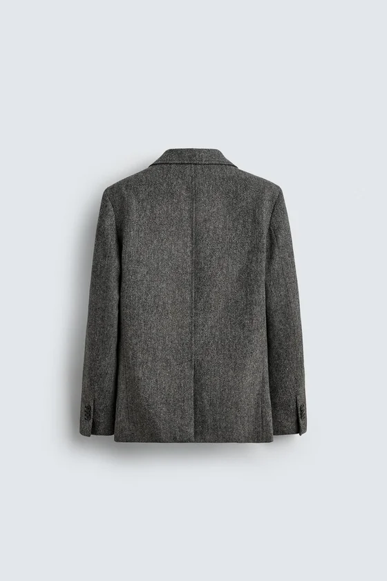 БЛЕЙЗЕР ИЗ 100% ШЕРСТИ AARON LEVINE X ZARA