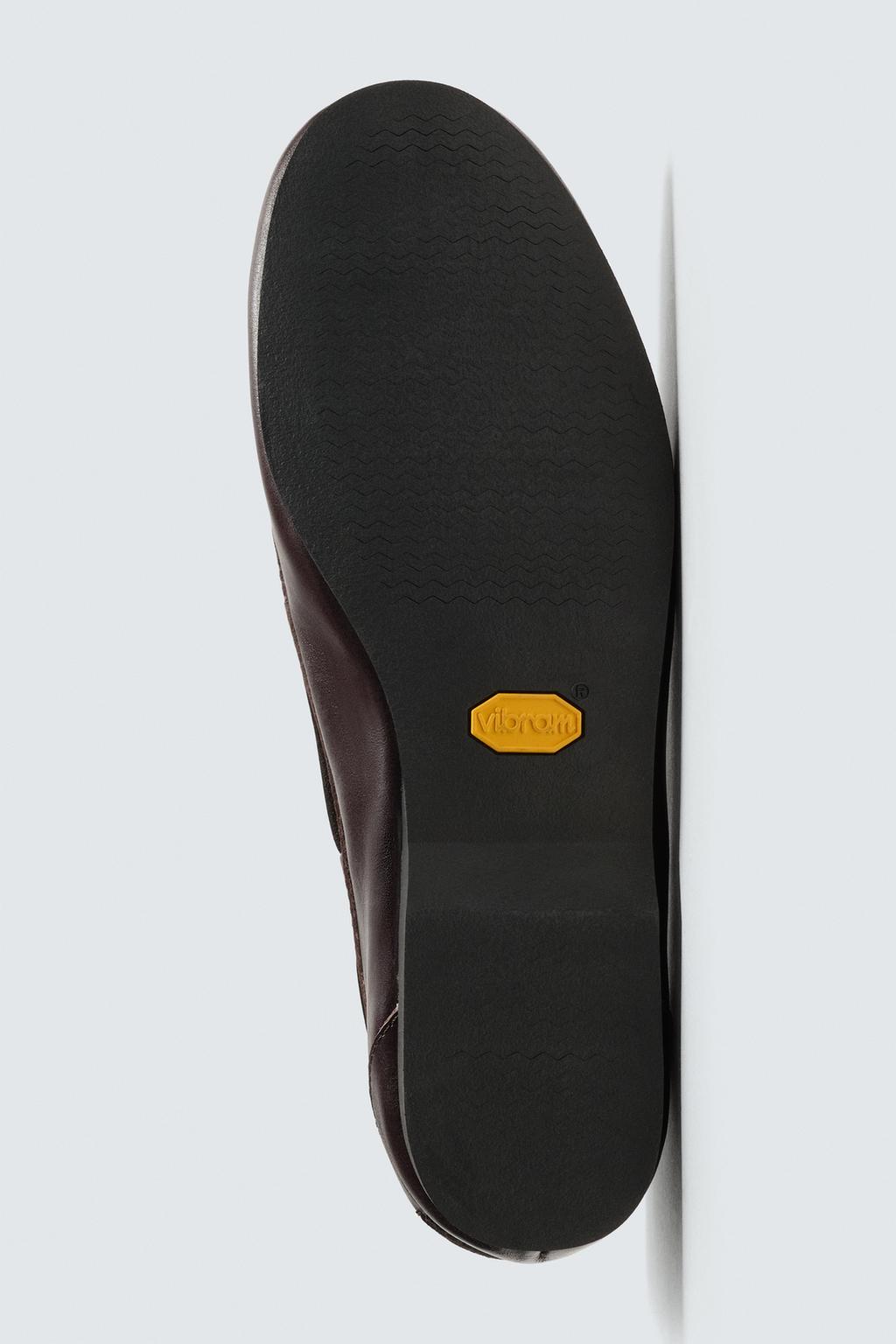 КОЖАНЫЕ ТОПСАЙДЕРЫ AARON LEVINE X ZARA НА ПОДОШВЕ VIBRAM®