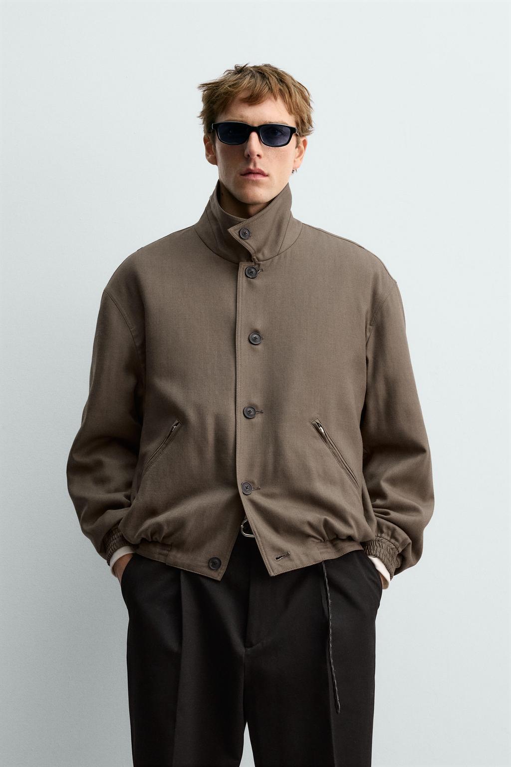 СТЕГАНАЯ КУРТКА ИЗ 100% ШЕРСТИ AARON LEVINE X ZARA