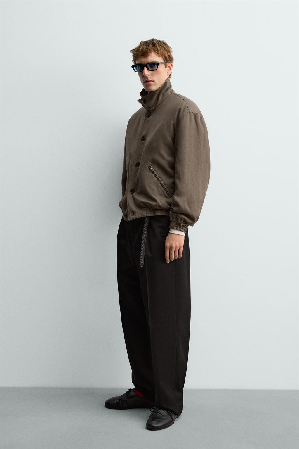 СТЕГАНАЯ КУРТКА ИЗ 100% ШЕРСТИ AARON LEVINE X ZARA