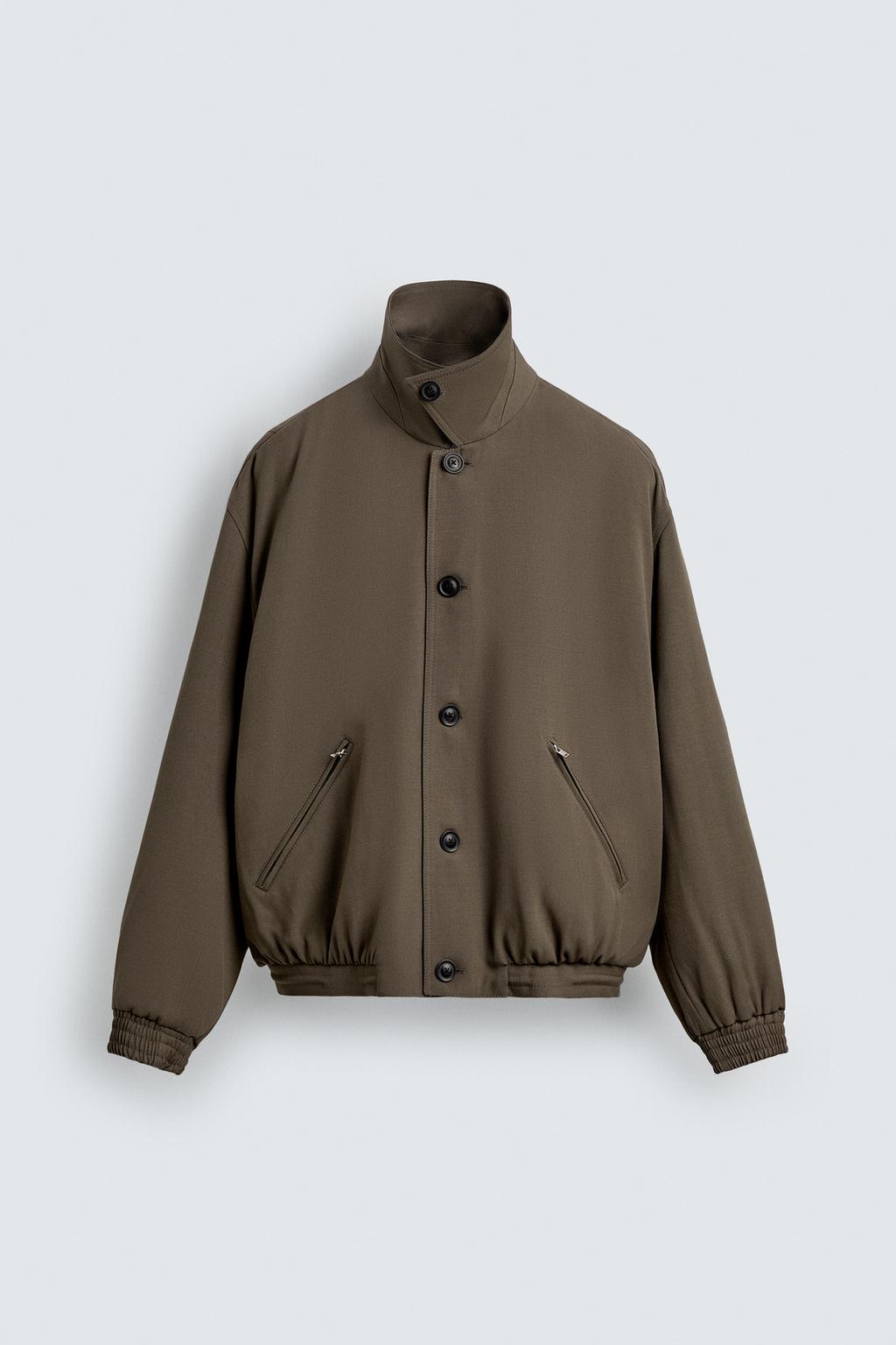 СТЕГАНАЯ КУРТКА ИЗ 100% ШЕРСТИ AARON LEVINE X ZARA