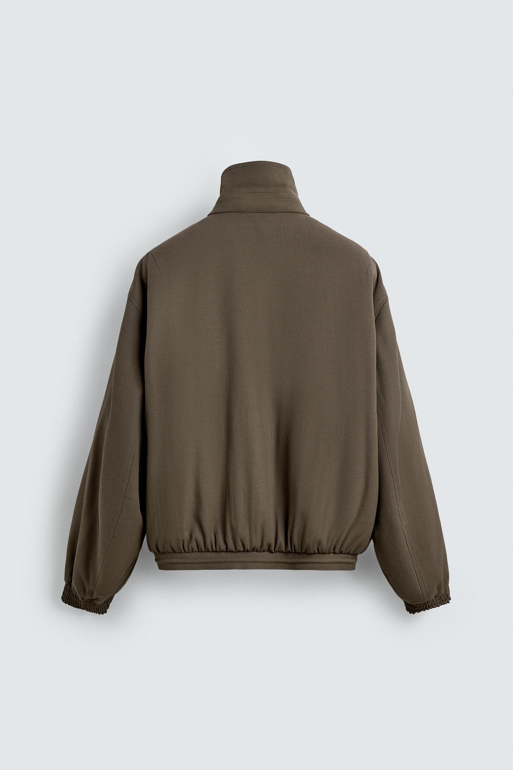 СТЕГАНАЯ КУРТКА ИЗ 100% ШЕРСТИ AARON LEVINE X ZARA