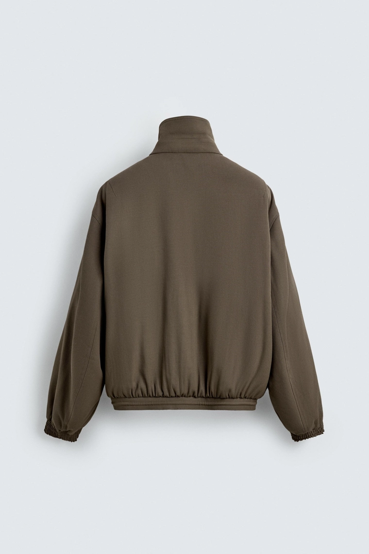 СТЕГАНАЯ КУРТКА ИЗ 100% ШЕРСТИ AARON LEVINE X ZARA
