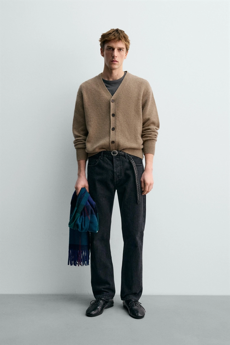 КАРДИГАН ИЗ ШЕРСТИ И КАШЕМИРА AARON LEVINE X ZARA