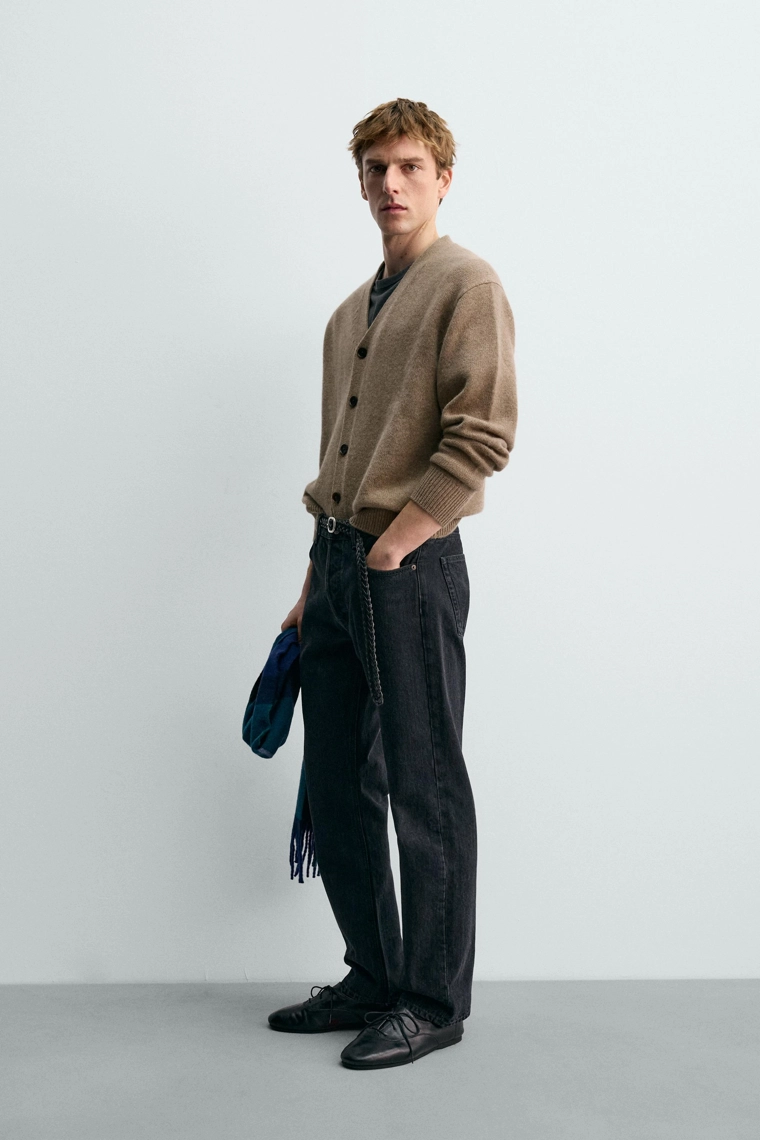 КАРДИГАН ИЗ ШЕРСТИ И КАШЕМИРА AARON LEVINE X ZARA