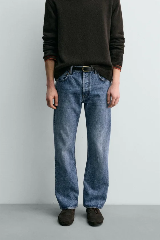 ДЖИНСЫ ПРЯМОГО КРОЯ BOOTCUT AARON LEVINE X ZARA