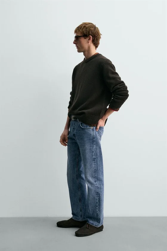 ДЖИНСЫ ПРЯМОГО КРОЯ BOOTCUT AARON LEVINE X ZARA