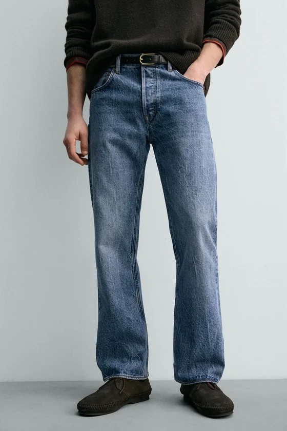 ДЖИНСЫ ПРЯМОГО КРОЯ BOOTCUT AARON LEVINE X ZARA