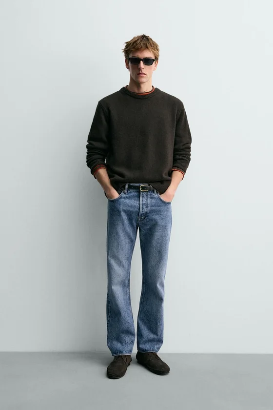 ДЖИНСЫ ПРЯМОГО КРОЯ BOOTCUT AARON LEVINE X ZARA