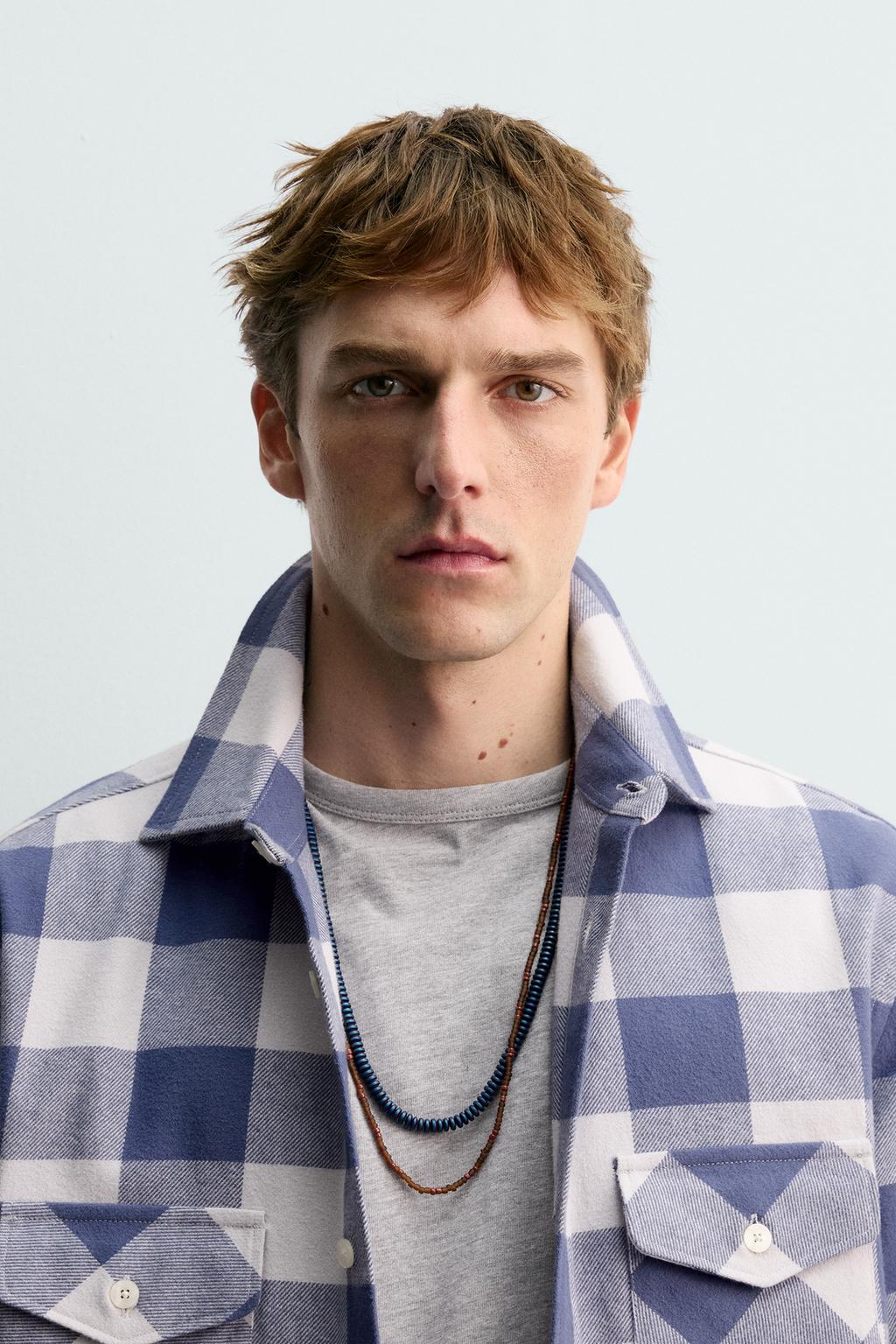 Набор из 2 комбинированных ожерелий аарона левина x zara