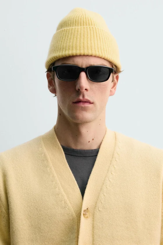 ШАПКА БИНИ ИЗ 100% КАШЕМИРА AARON LEVINE X ZARA