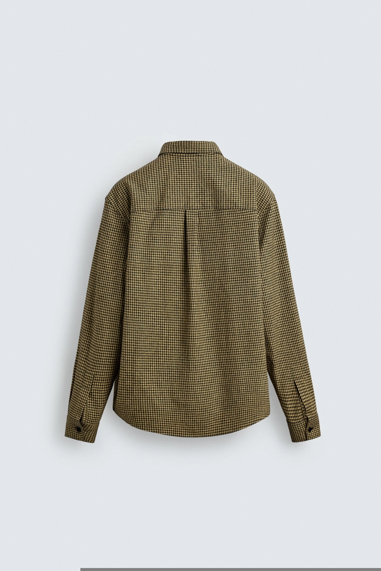 ФЛАНЕЛЕВАЯ РУБАШКА В КЛЕТКУ AARON LEVINE X ZARA