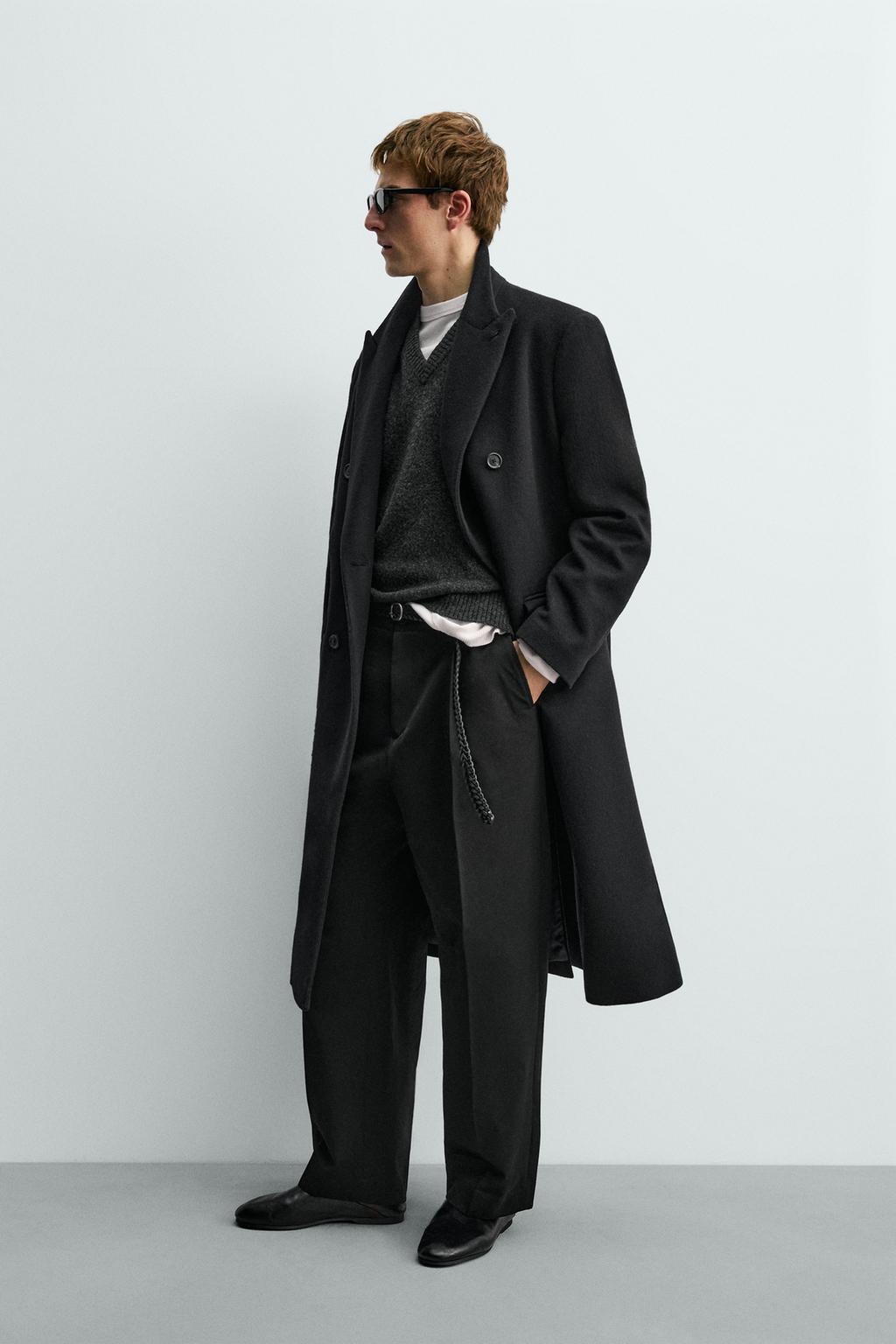 БРЮКИ RELAXED FIT СО СКЛАДКАМИ AARON LEVINE X ZARA