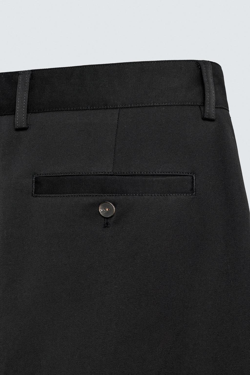 БРЮКИ RELAXED FIT СО СКЛАДКАМИ AARON LEVINE X ZARA