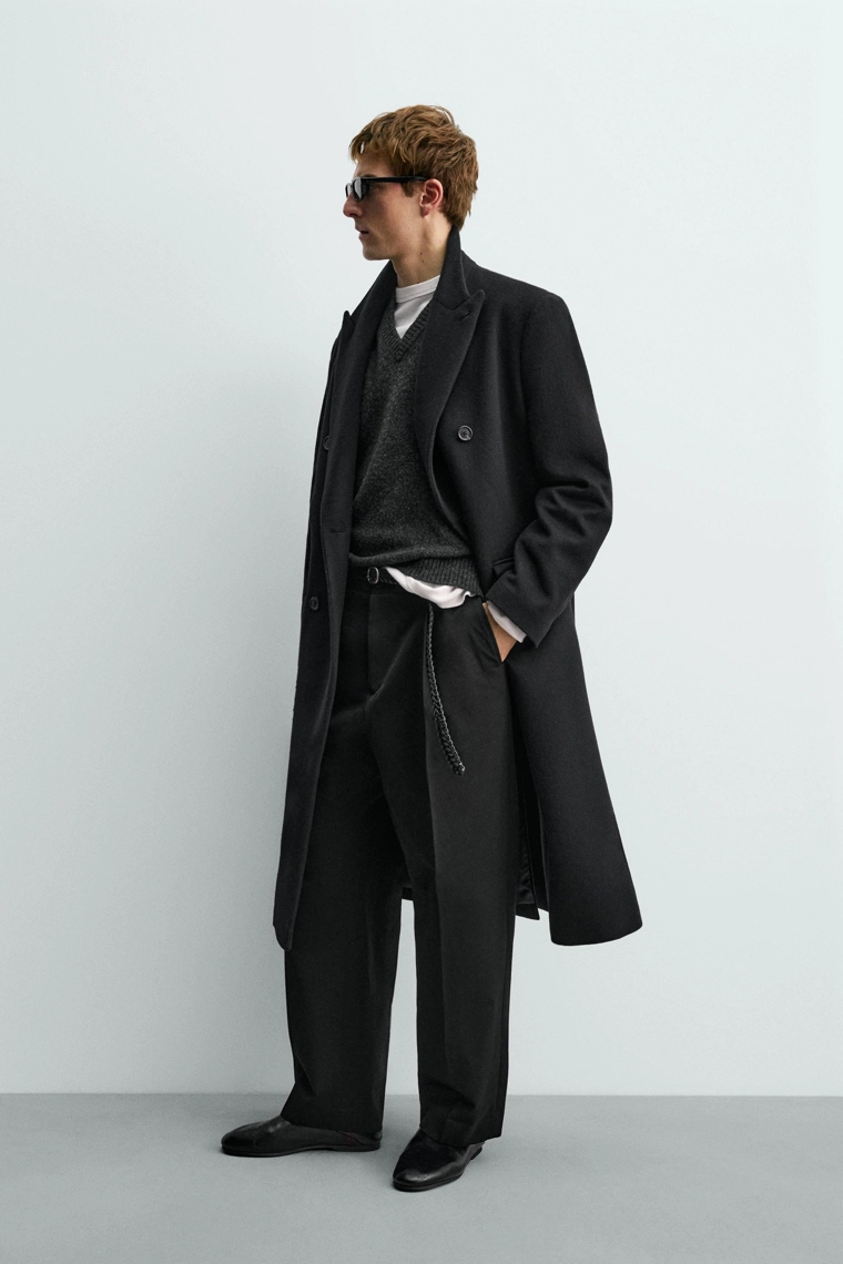 БРЮКИ RELAXED FIT СО СКЛАДКАМИ AARON LEVINE X ZARA