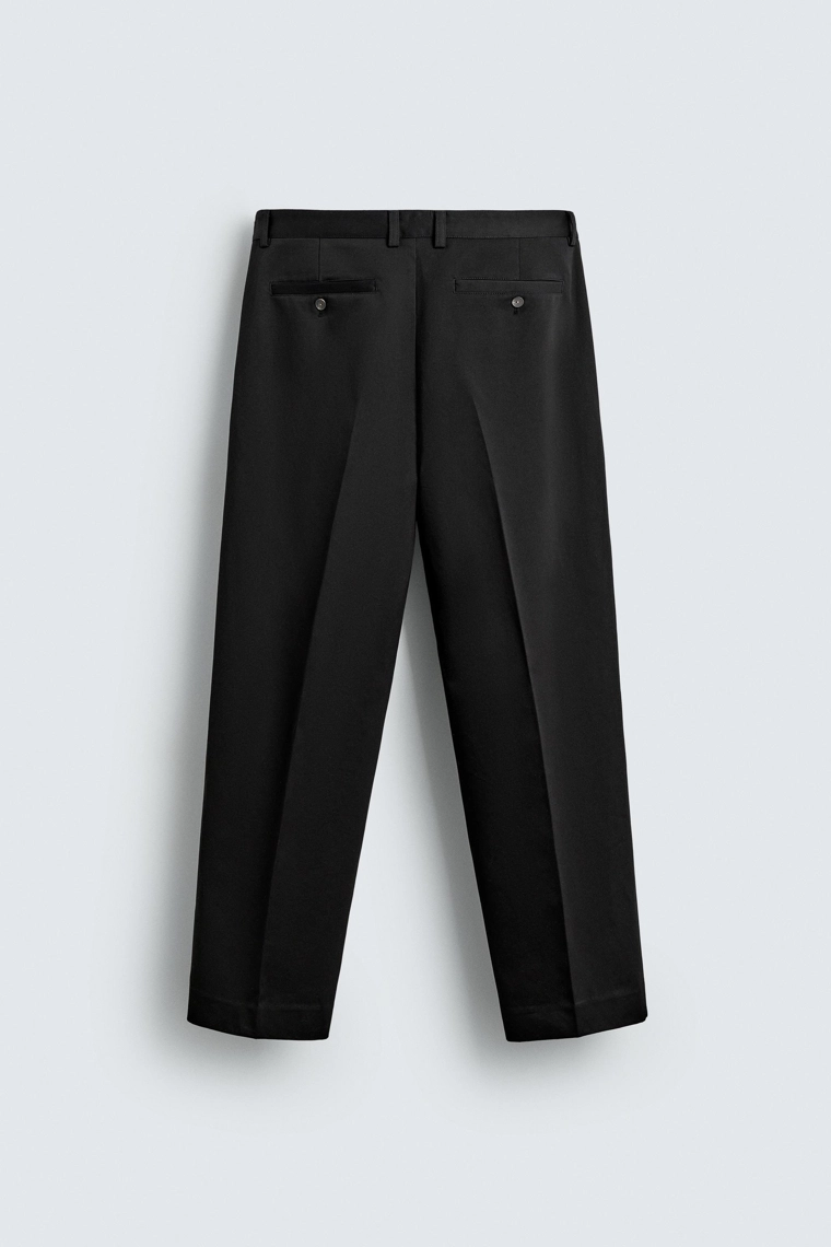 БРЮКИ RELAXED FIT СО СКЛАДКАМИ AARON LEVINE X ZARA