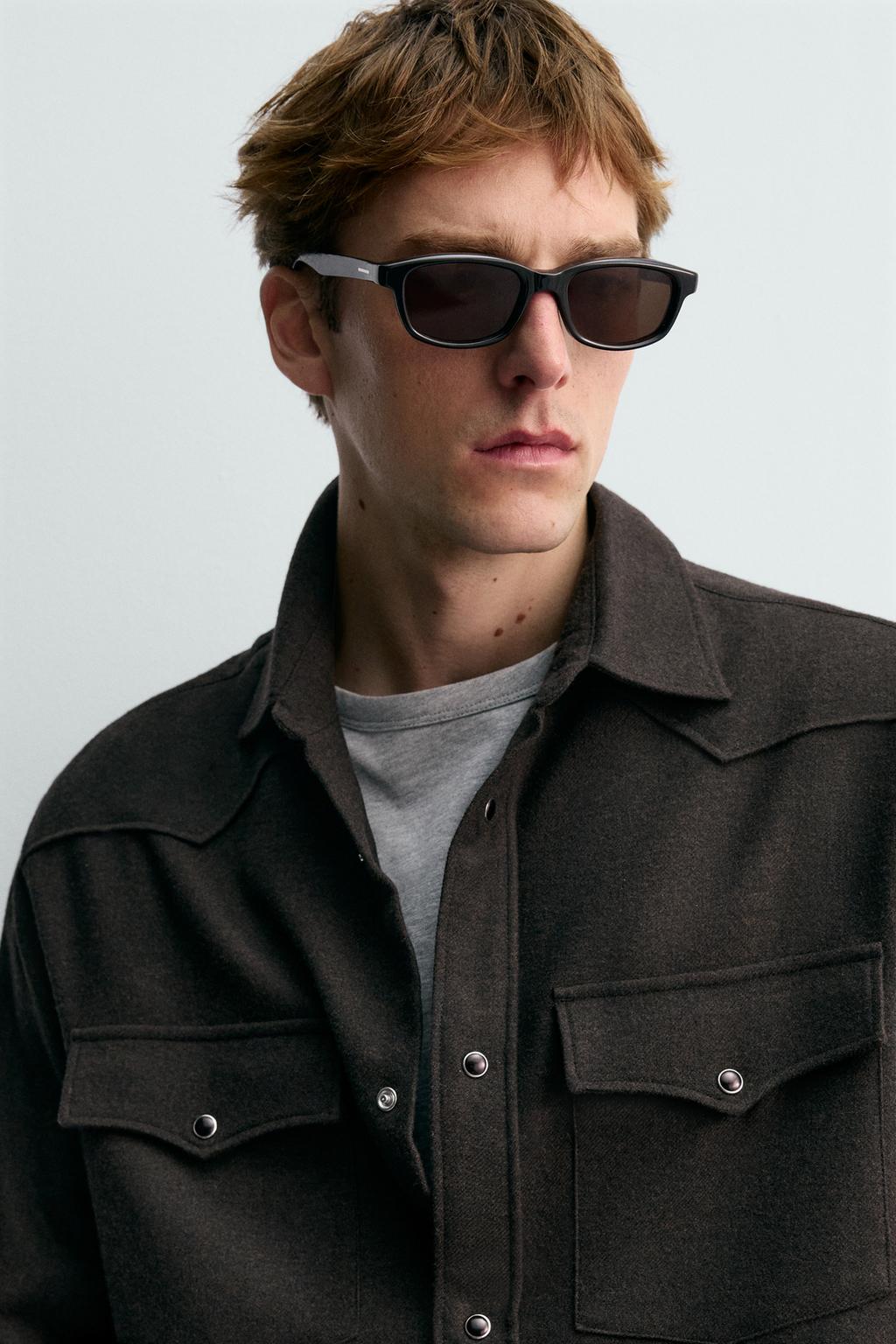 РУБАШКА В СТИЛЕ ВЕСТЕРН ИЗ ШЕРСТИ AARON LEVINE X ZARA