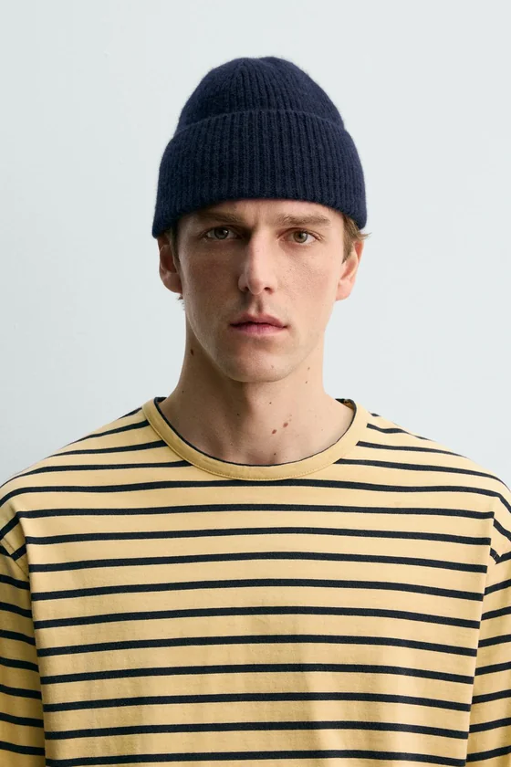 ШАПКА БИНИ 100% КАШЕМИР AARON LEVINE X ZARA