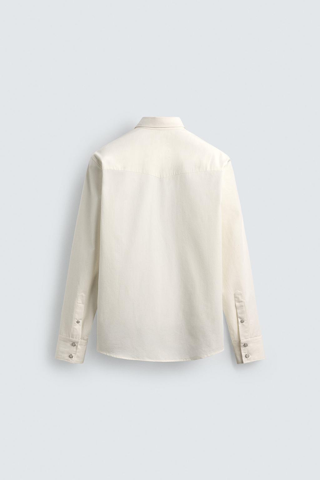 Рубашка western shirt aaron levine x zara