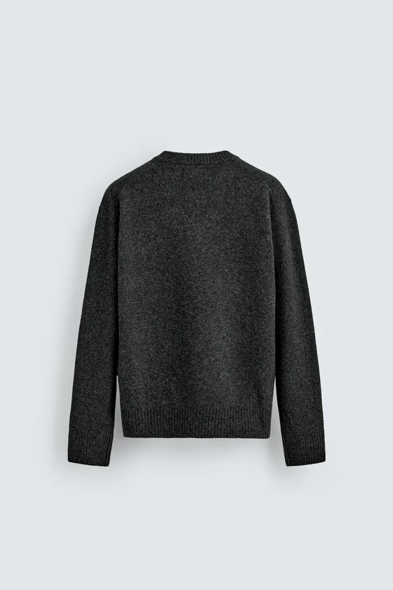 ШЕРСТЯНОЙ СВИТЕР С V-ОБРАЗНЫМ ВЫРЕЗОМ AARON LEVINE X ZARA