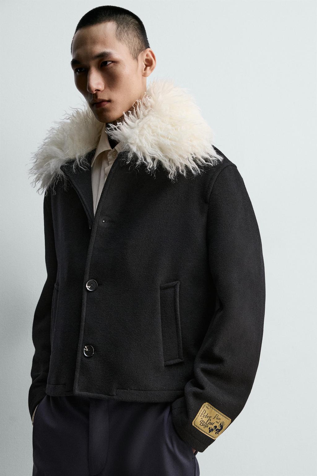 КОРОТКАЯ КУРТКА С КОНТРАСТНЫМИ ДЕТАЛЯМИ HARRY LAMBERT FOR ZARA X DISNEY