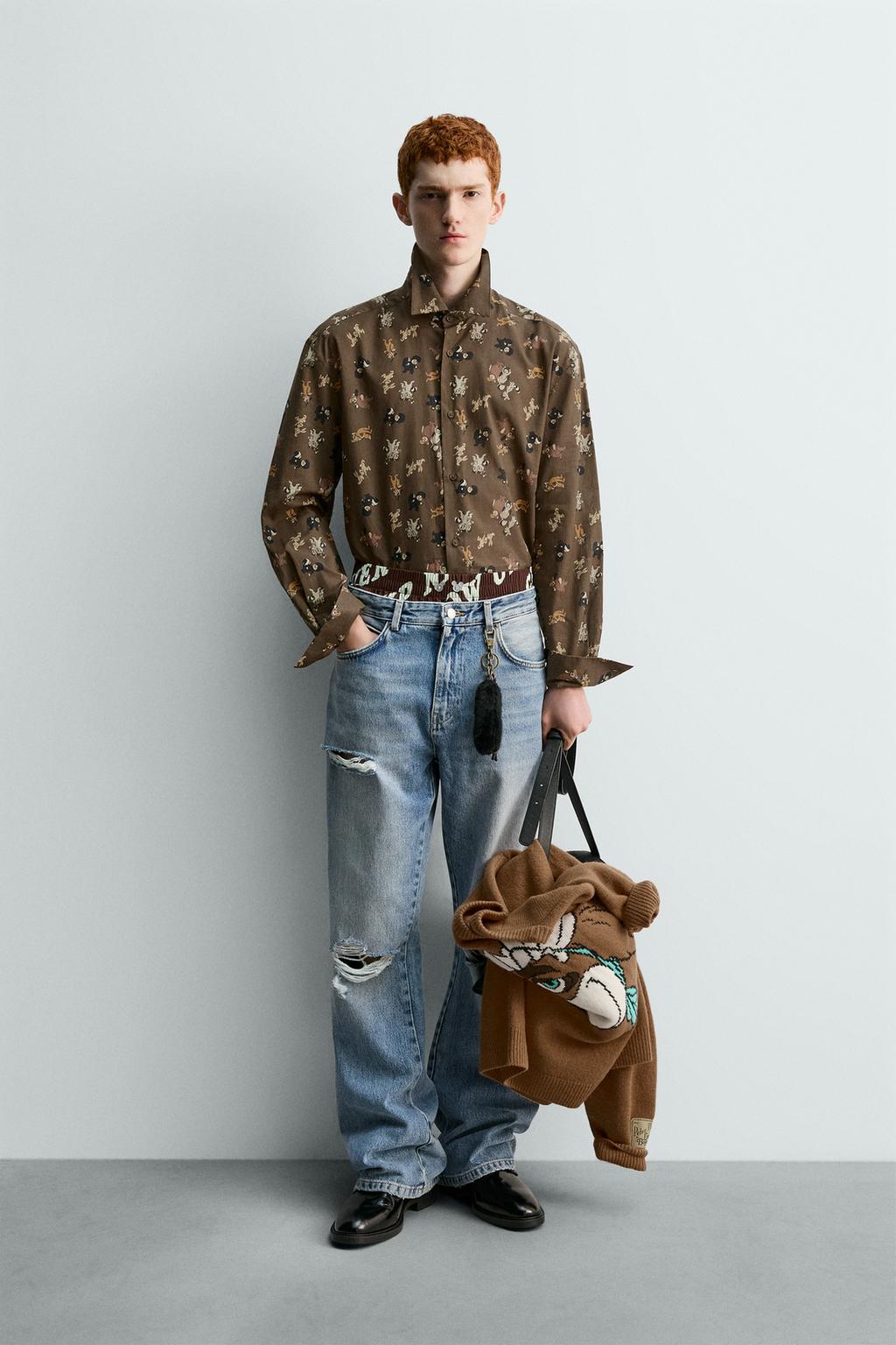 РУБАШКА С ПРИНТОМ LOST BOYS «ПИТЕР ПЭН» HARRY LAMBERT FOR ZARA X DISNEY