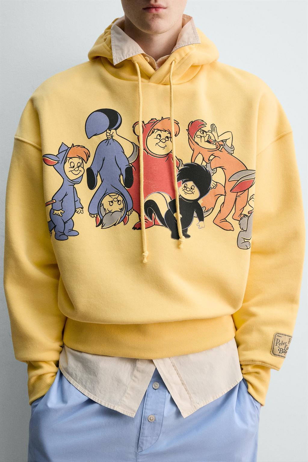 ХУДИ С КАПЮШОНОМ, КОЛЛАБОРАЦИЯ HARRY LAMBERT FOR ZARA X DISNEY