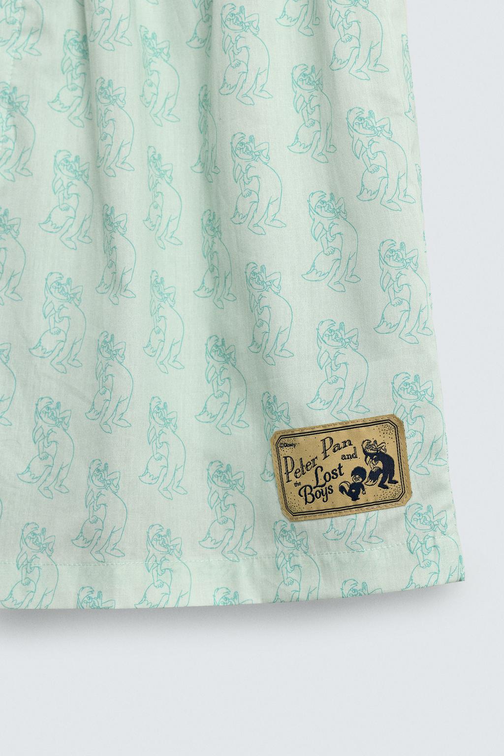 ТРУСЫ-БОКСЕРЫ С ПРИНТОМ МЕДВЕЖОНКА ПИТЕРА ПЭНА HARRY LAMBERT FOR ZARA X DISNEY