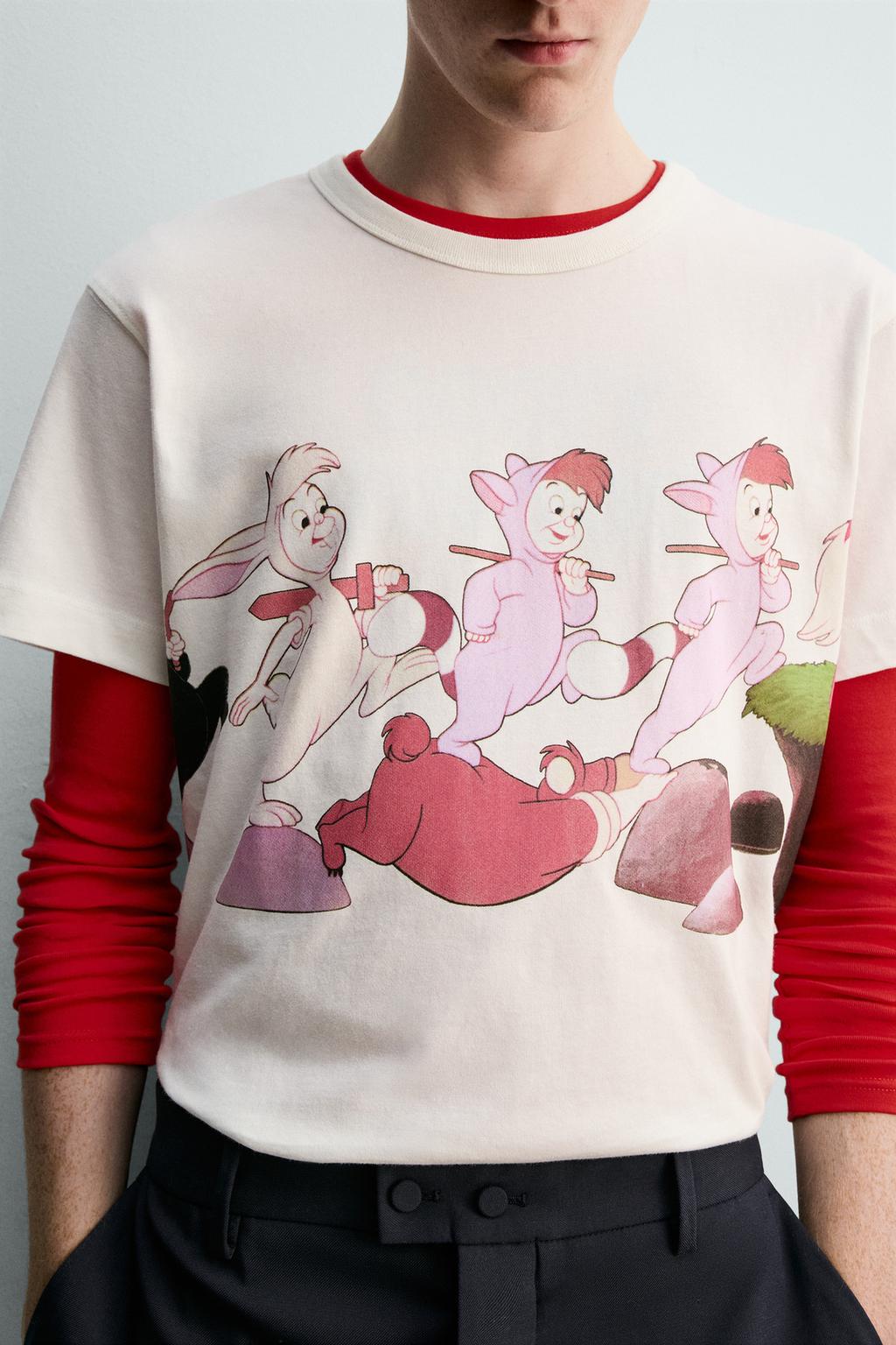 ФУТБОЛКА С ПРИНТОМ LOST BOYS ПИТЕР ПЭН HARRY LAMBERT FOR ZARA