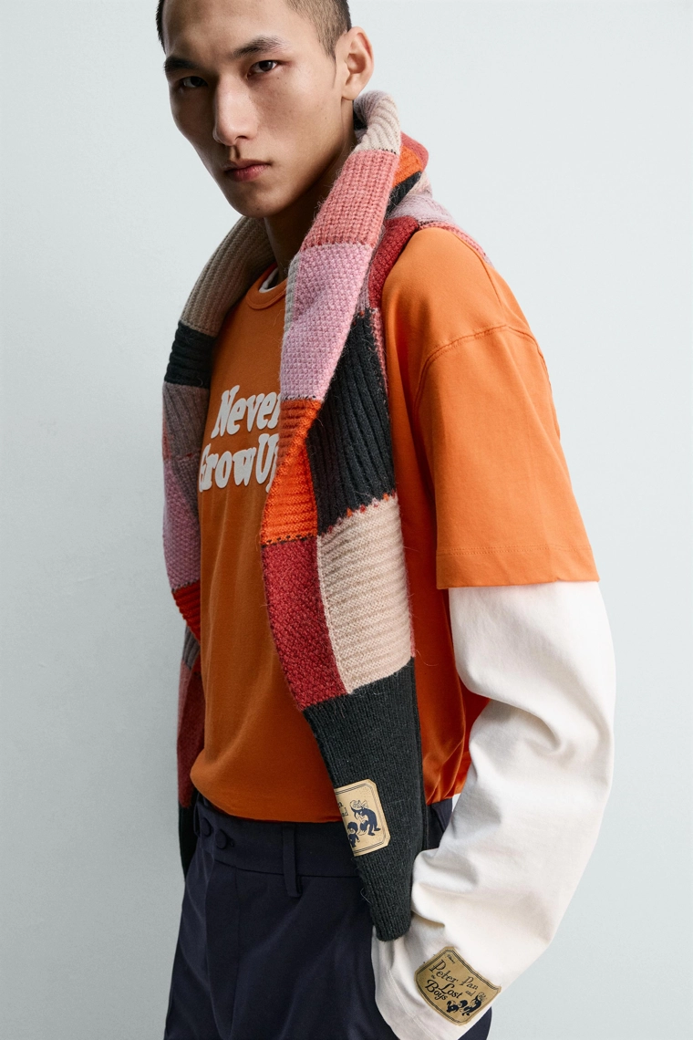 ФУТБОЛКА С ТЕКСТОВЫМ ПРИНТОМ HARRY LAMBERT FOR ZARA X DISNEY