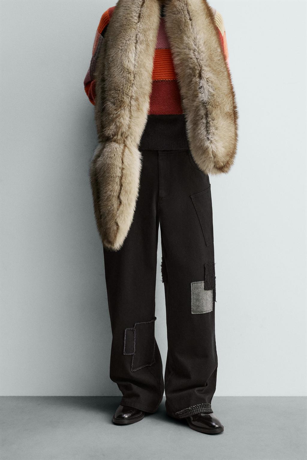 БРЮКИ WIDE FIT С НАШИВКАМИ HARRY LAMBERT FOR ZARA X DISNEY