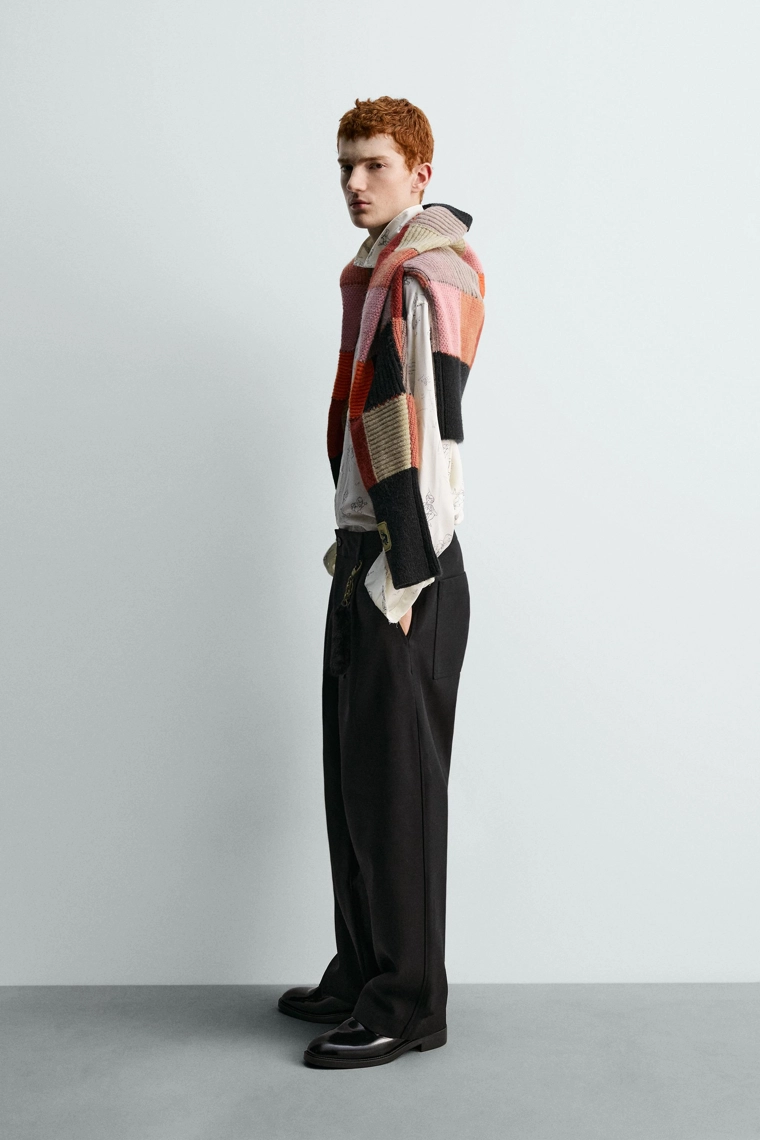 РУБАШКА ИЗ ШЕЛКА И ВИСКОЗЫ С ПЕРСОНАЖАМИ ПИТЕРА ПЭНА — HARRY LAMBERT FOR ZARA