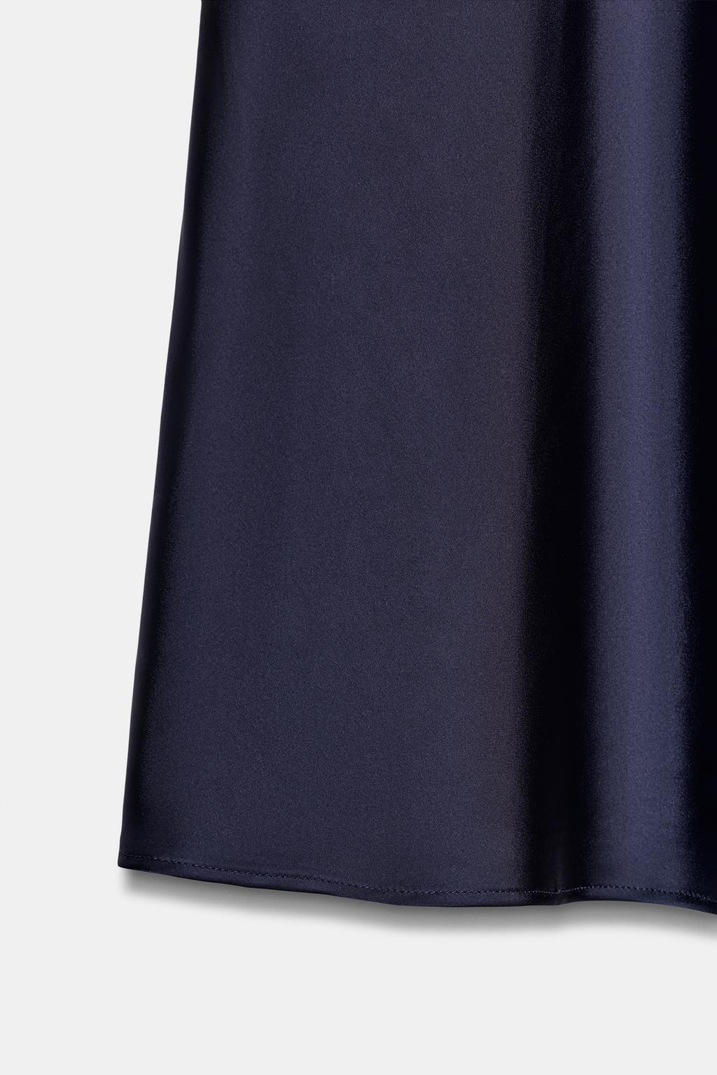 АТЛАСНАЯ ЮБКА МИДИ