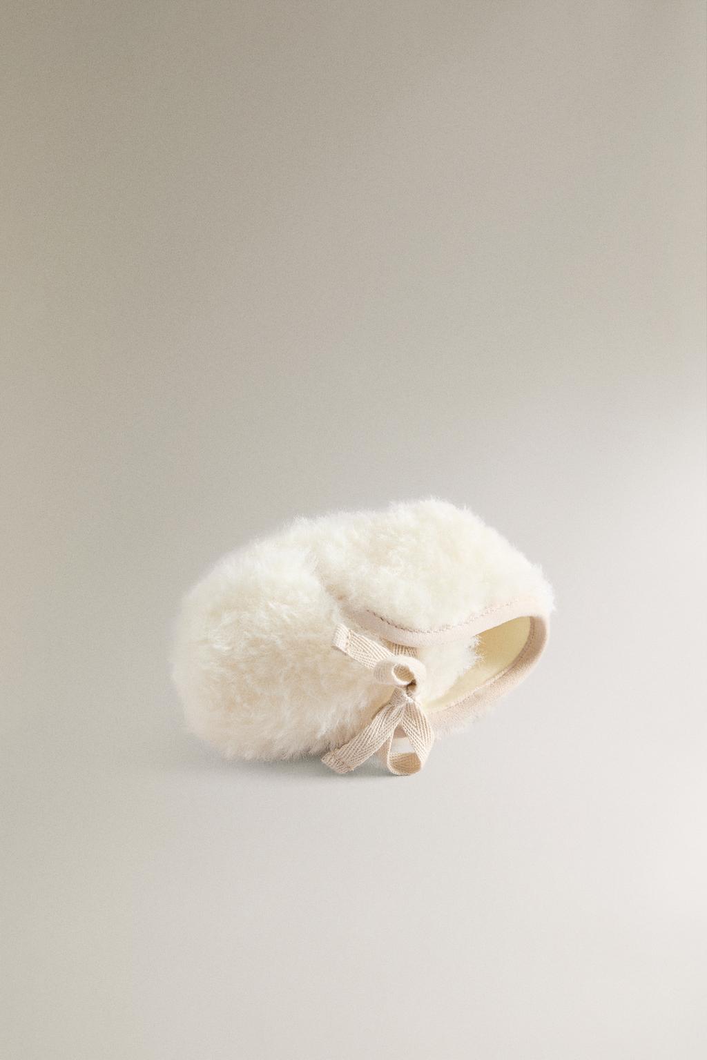 Ботильоны с искусственным мехом