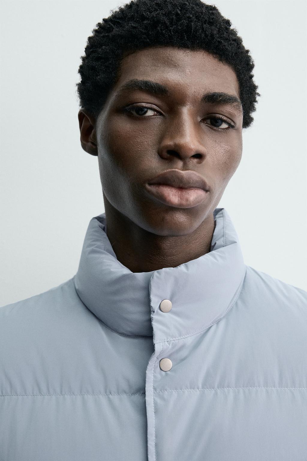 ЖИЛЕТ С НАПОЛНИТЕЛЕМ ИЗ 100% ПЕРЬЕВ